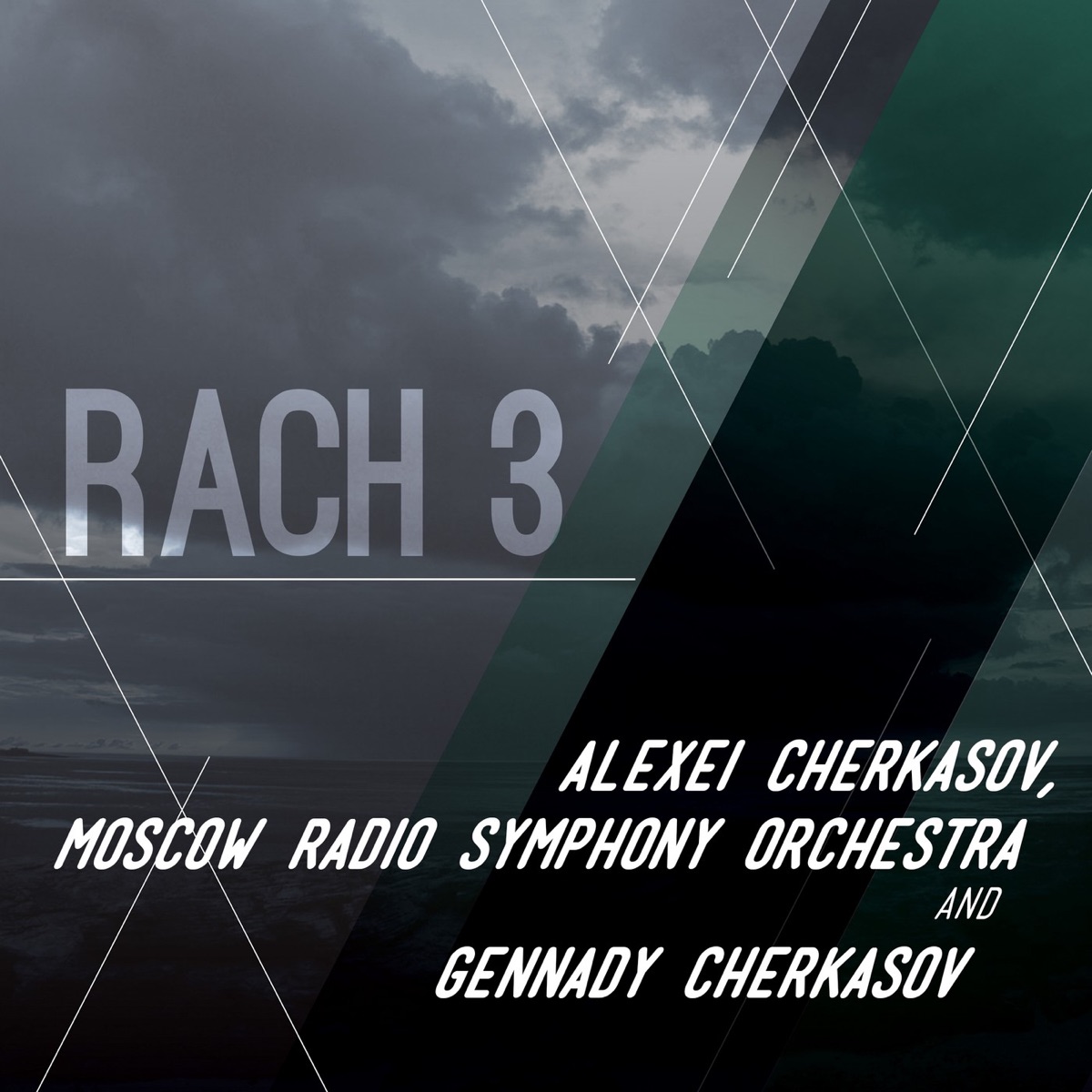 Rach 3 by Moscow Radio Symphony Orchestra, Gennady Cherkasov & Alexei Cherkasov album cover