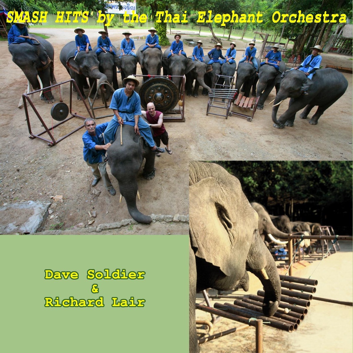 Smash Hits By the Thai Elephant Orchestra by Thai Elephant Orchestra, Dave Soldier & Richard Lair album cover