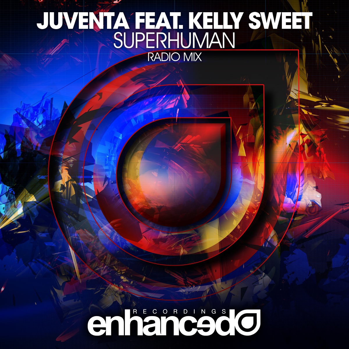 Superhuman (Radio Mix) [feat. Kelly Sweet] - Single by Juventa album cover
