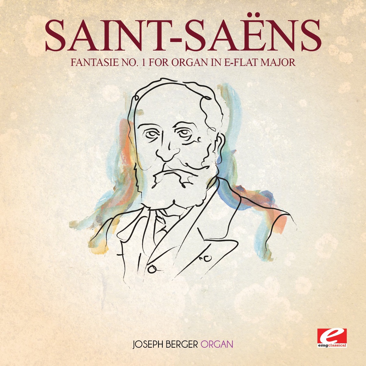 Saint-Saëns: Fantasie No. 1 for Organ in E-Flat Major (Remastered) - Single by Joseph Berger album cover