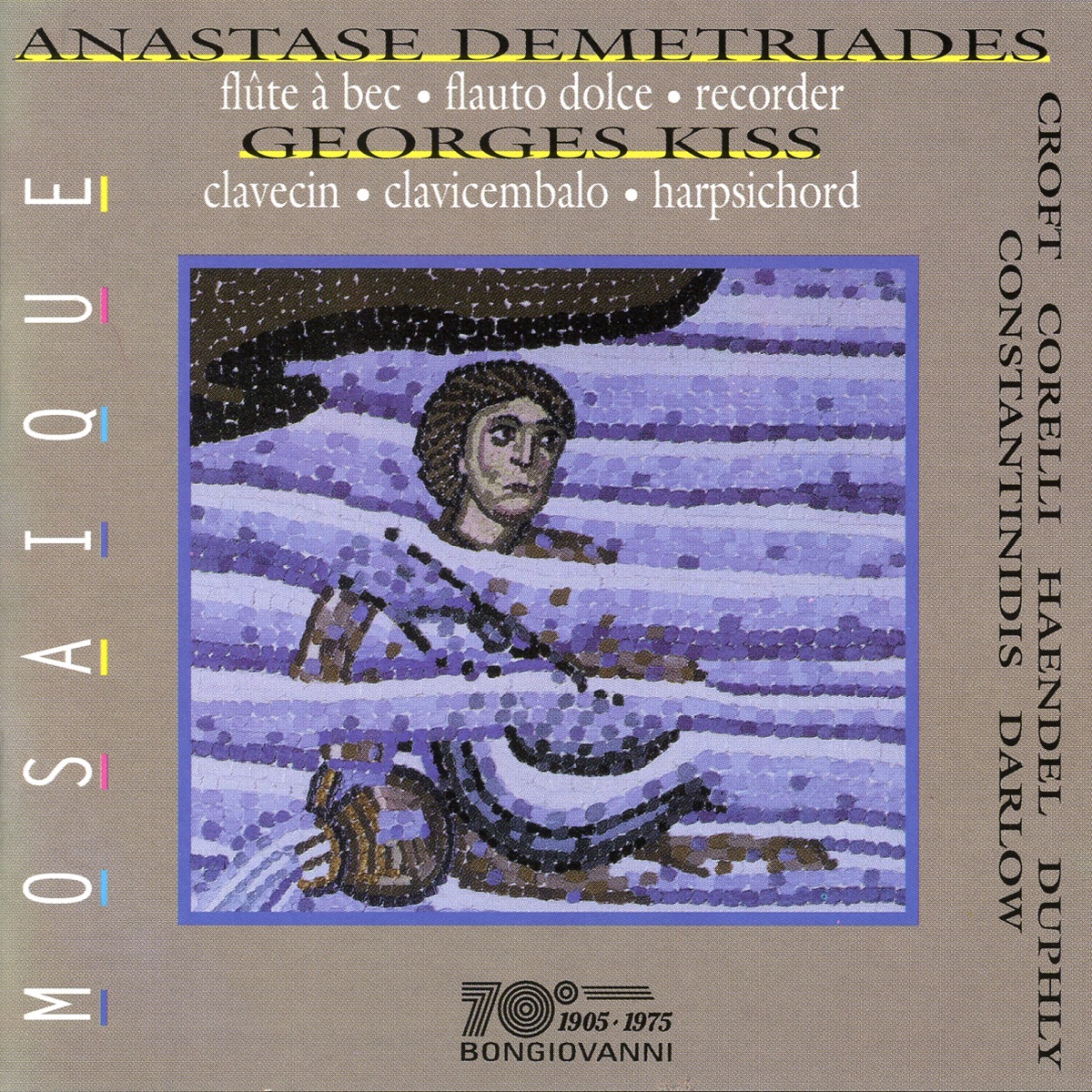 Mosaïque by Anastase Demetriades & Georges Kiss album cover
