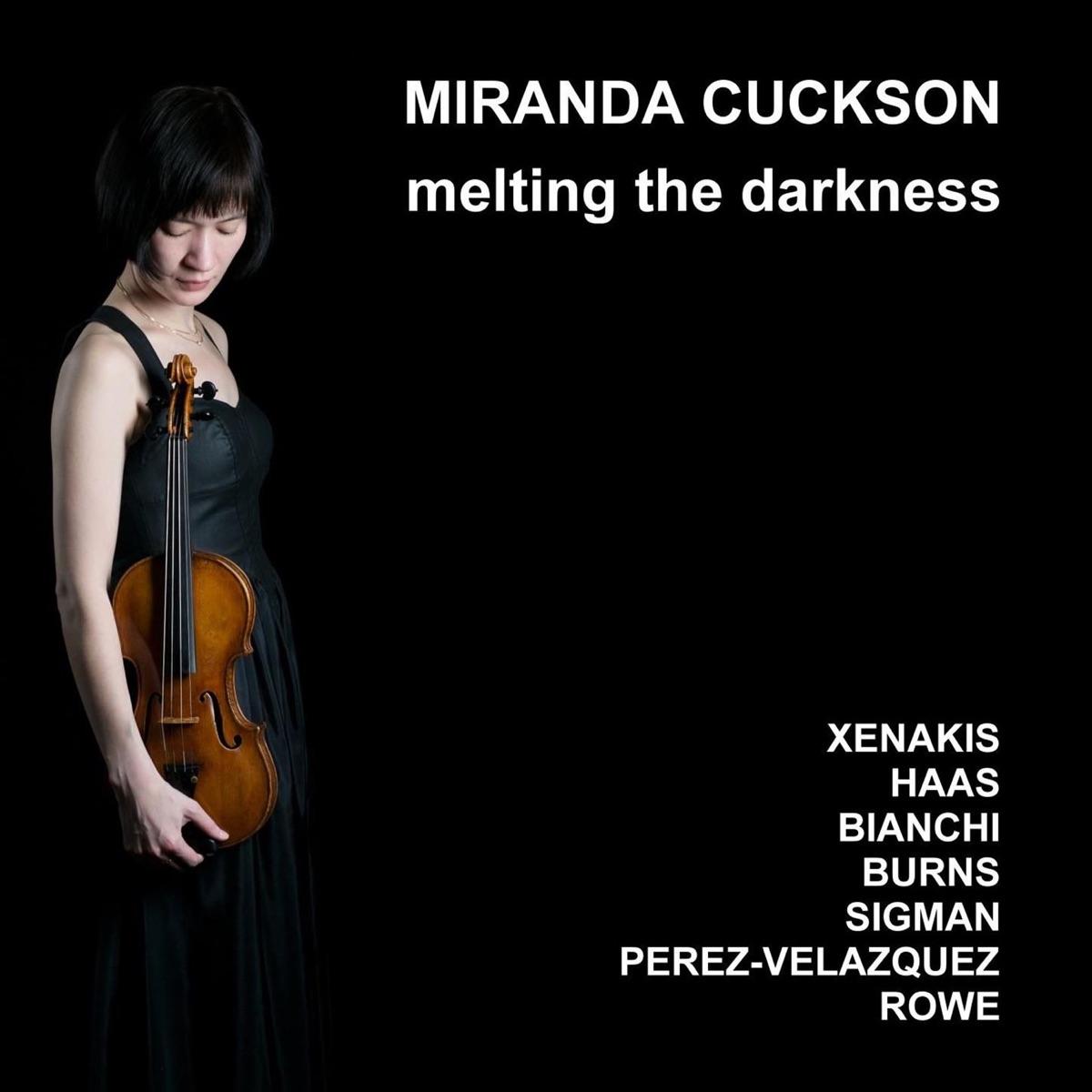 Melting the Darkness by Miranda Cuckson album cover