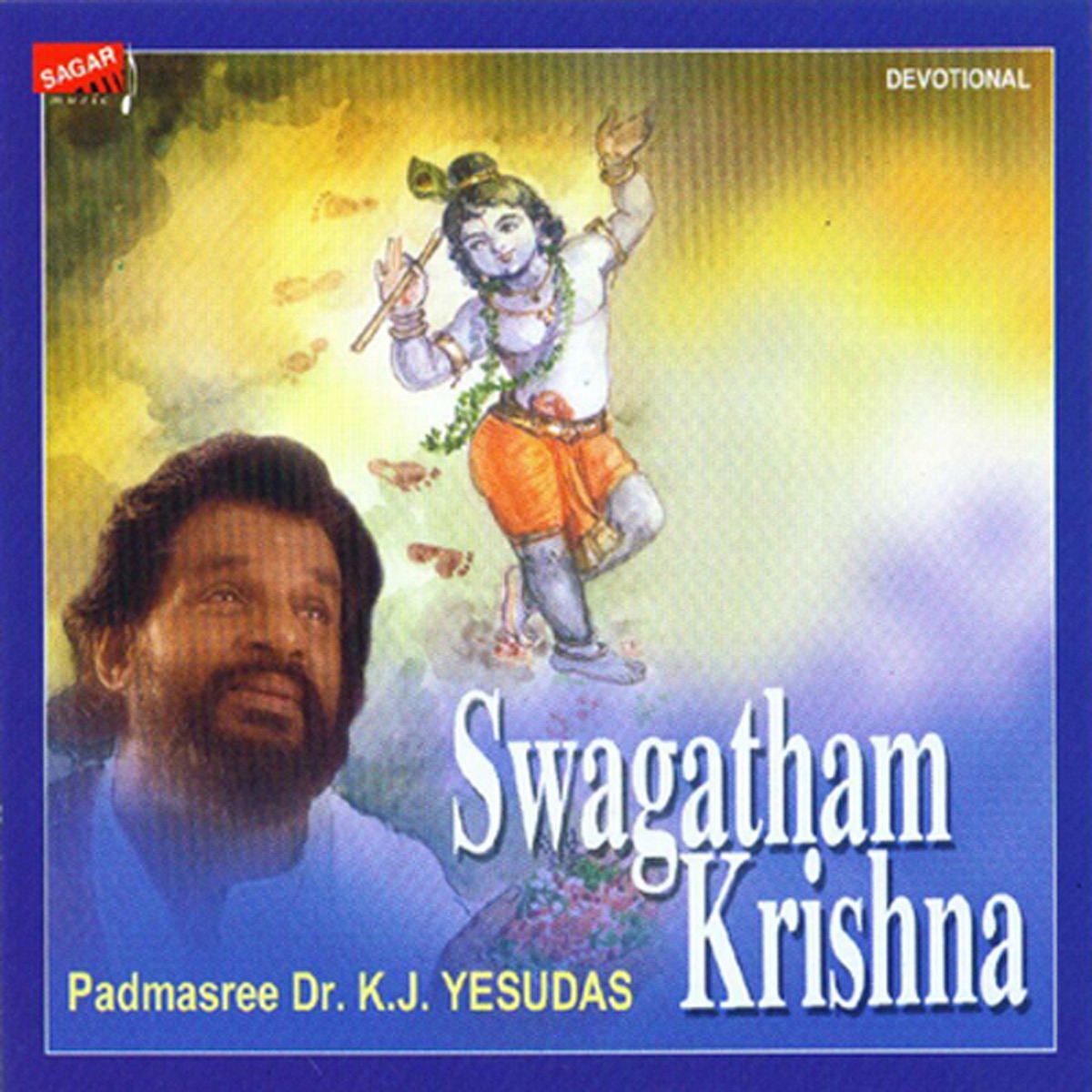 Swagatham Krishna by K. J. Yesudas album cover