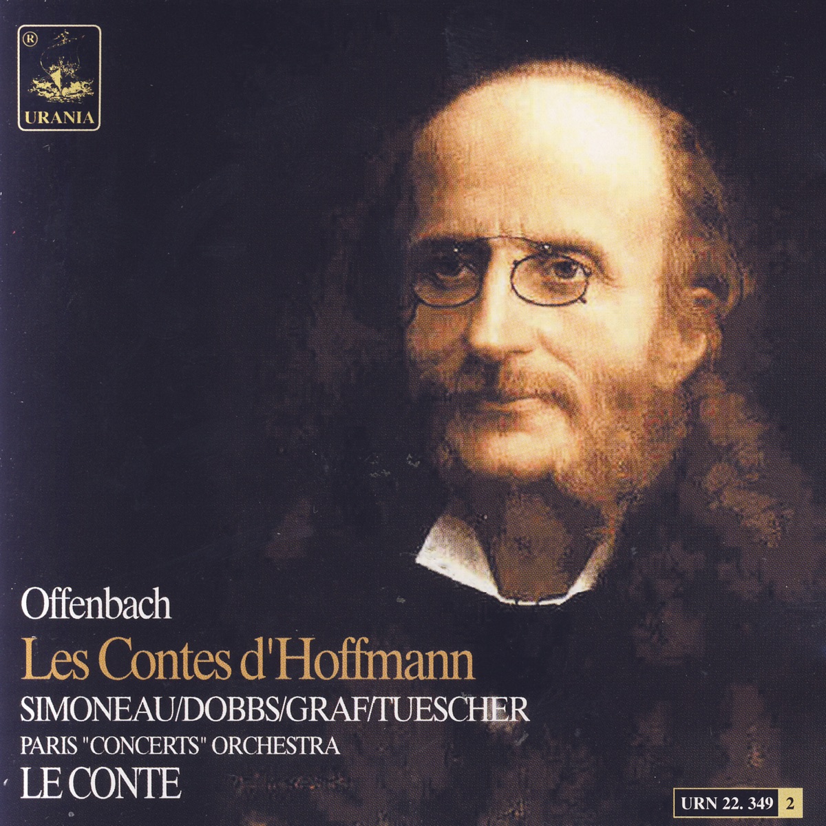 Les Contes D'hoffmann by Mattwilda Dobbs, Uta Graf, Léopold Simoneau, Orchestra of the "Concerts de Paris" & Pierre-Michel le Conte album cover