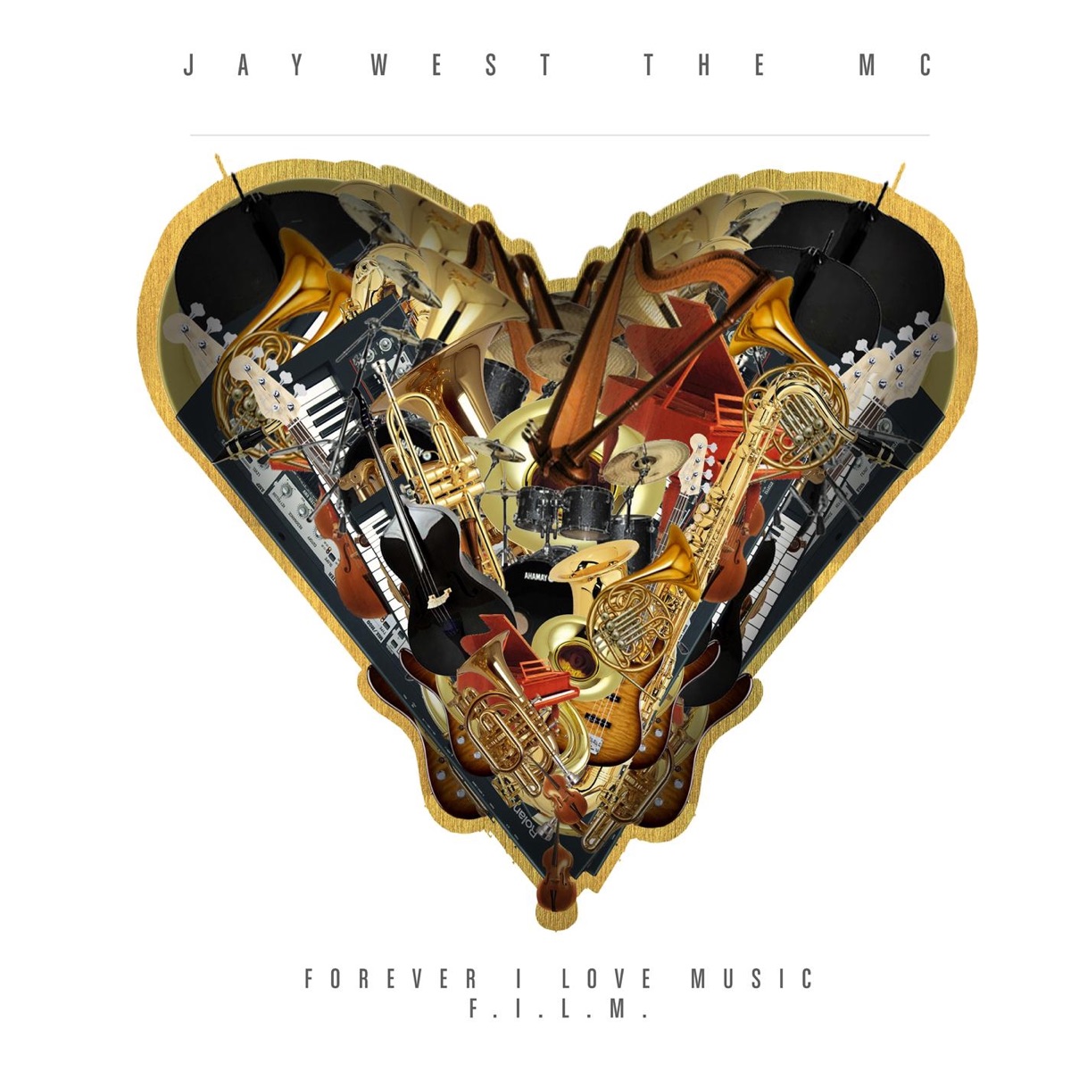 Forever I Love Music (F.I.L.M.) by Jay West the MC album cover