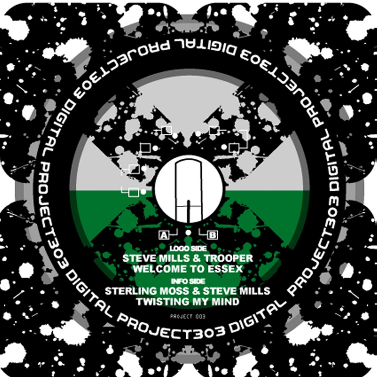 Welcome To Essex / Twisting My Mind - Single by Steve Mills, Trooper & Sterling Moss album cover