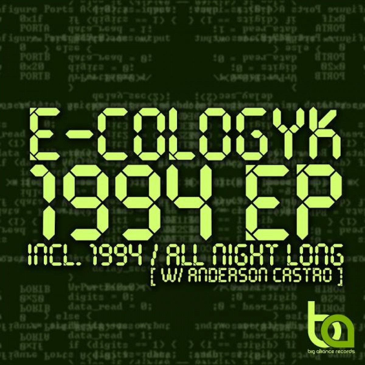 1994 Ep by E-Cologyk album cover