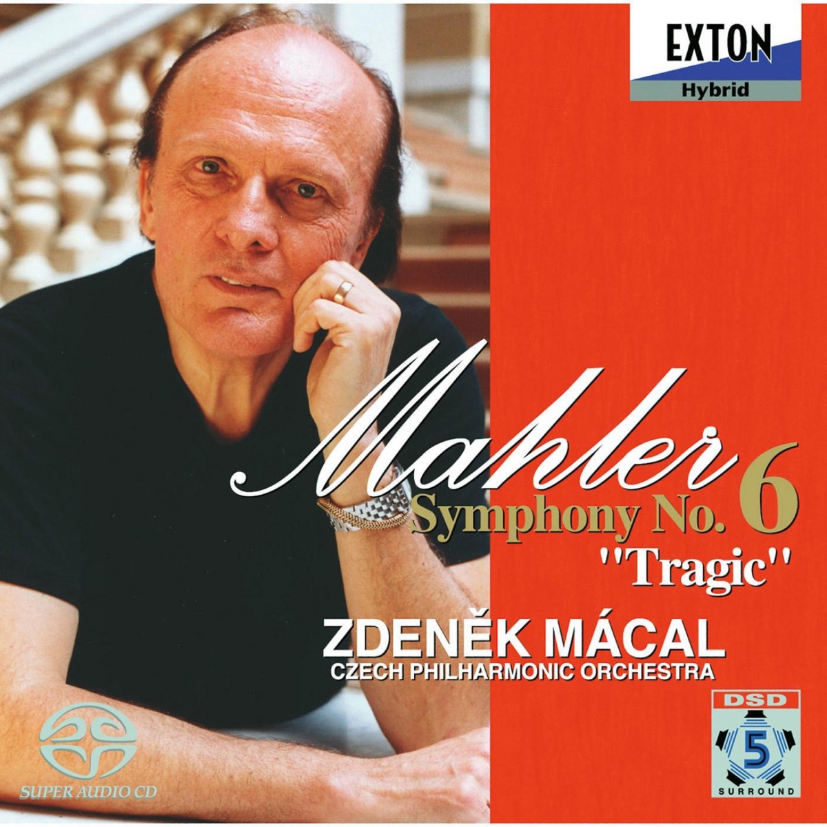Mahler : Symphony No.6 ''Tragic'' by Czech Philharmonic & Zdenek Macal album cover