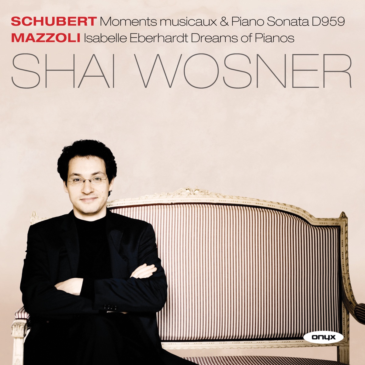 Schubert & Mazzoli by Shai Wosner album cover