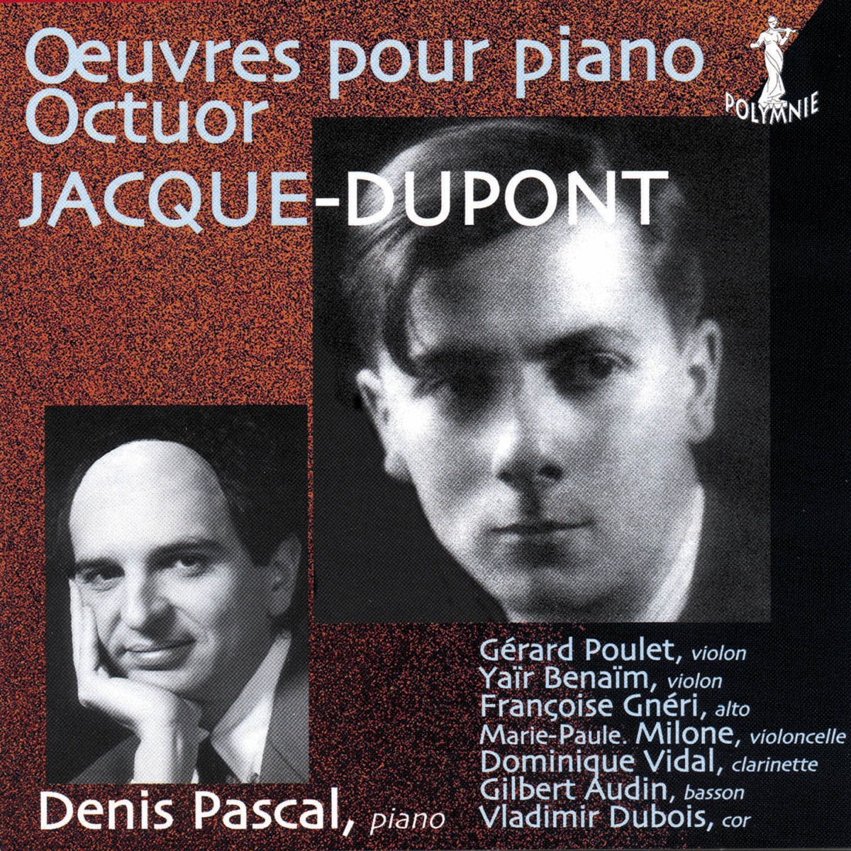 Jacque-Dupont: Œuvres pour piano – Octuor by Denis Pascal album cover