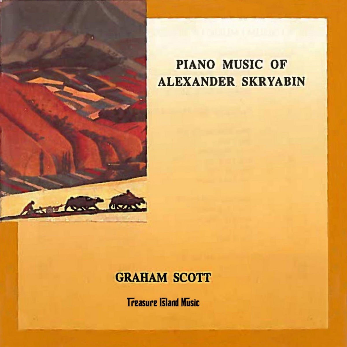 Piano Music of Alexander Scriabin by Graham Scott album cover