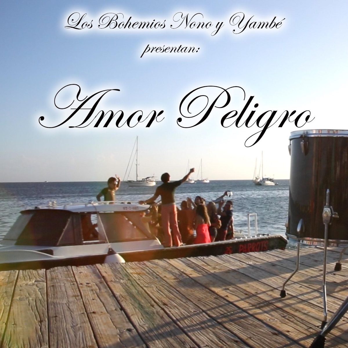 Amor Peligro - Single by Los Bohemios album cover