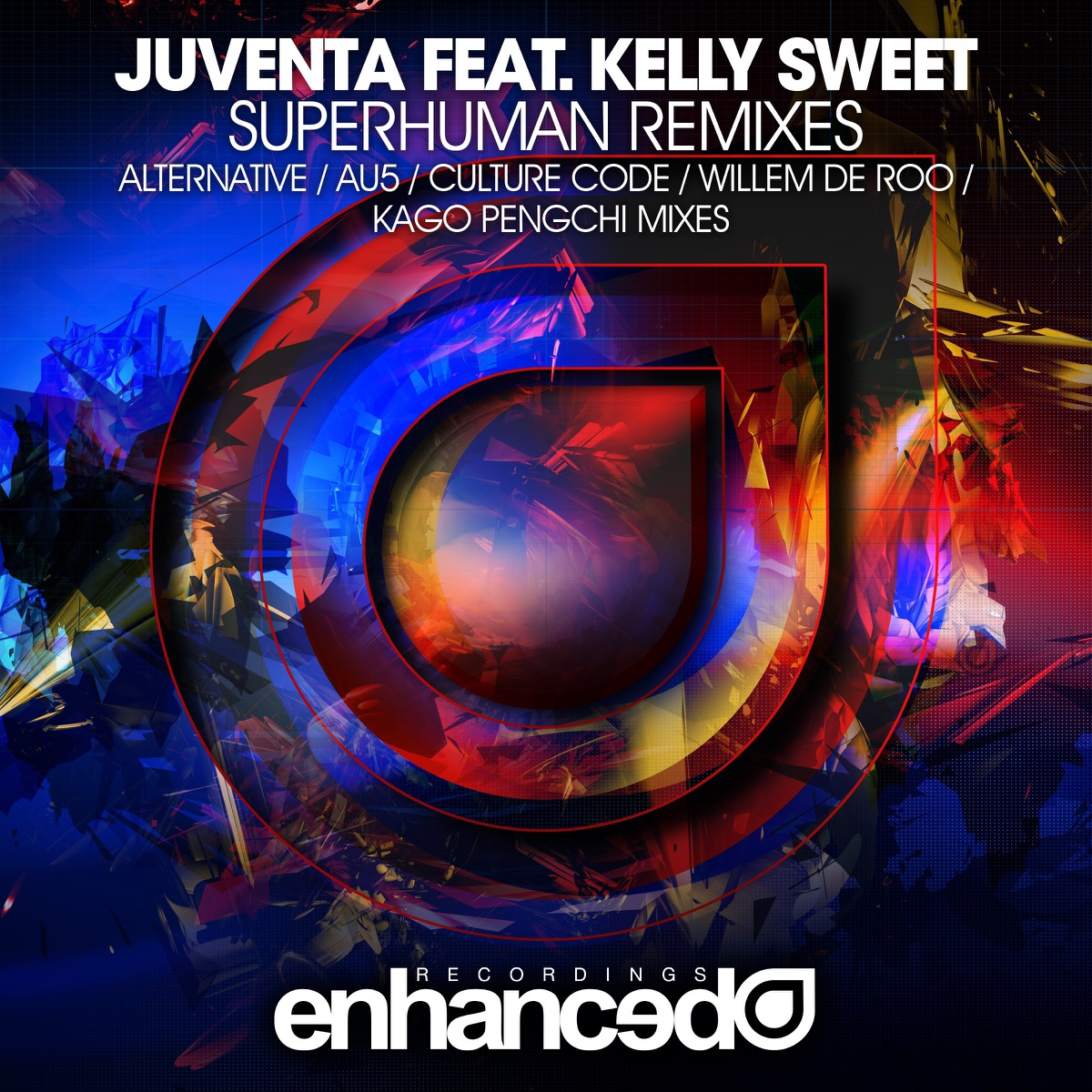 Superhuman (Remixes) [feat. Kelly Sweet] - EP by Juventa album cover