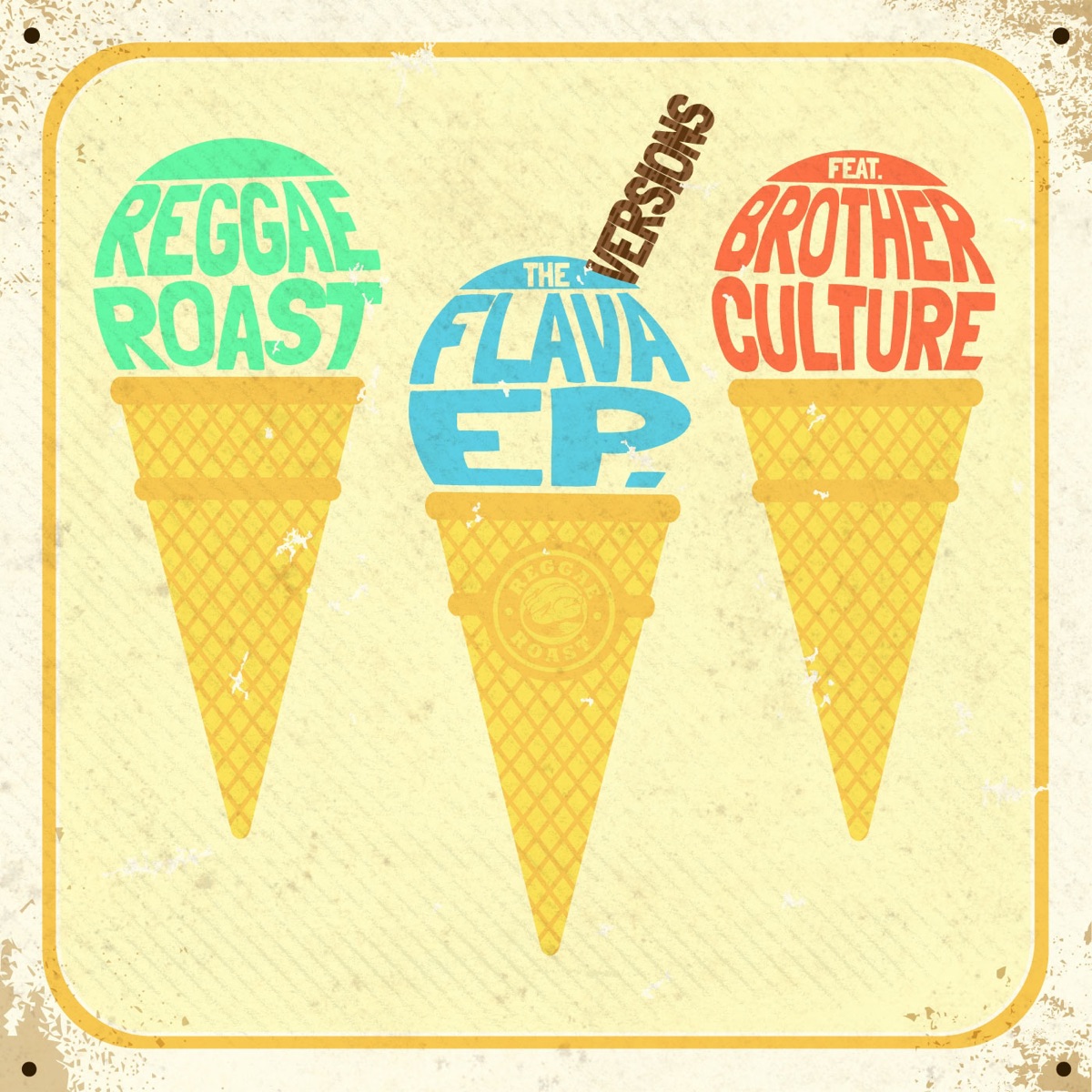 The Flava EP (Instrumental Versions) [feat. Brother Culture] by Reggae Roast album cover