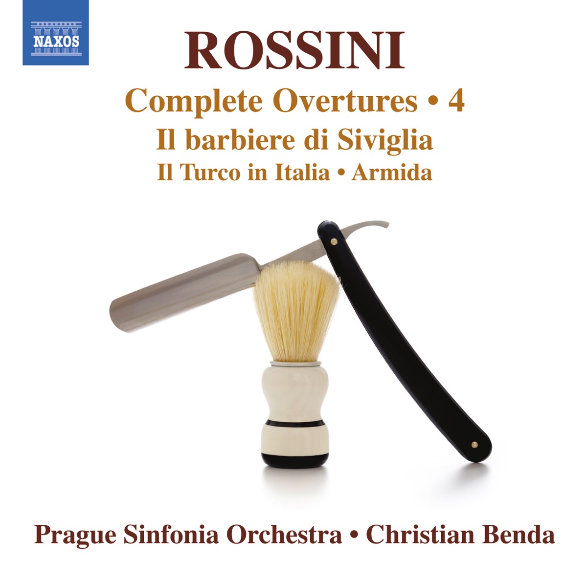 Rossini: Complete Overtures, Vol. 4 by Prague Sinfonia & Christian Benda album cover