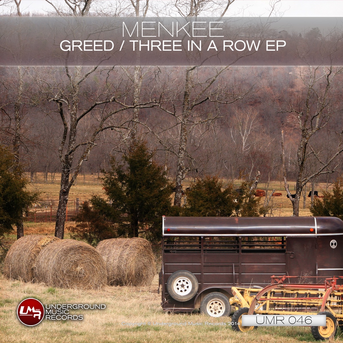 Greed/Three in a Row - Single by Menkee album cover