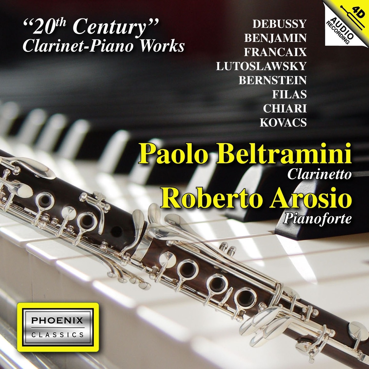 20 Century Clarinet: Piano Works by Paolo Beltramini & Roberto Arosio album cover