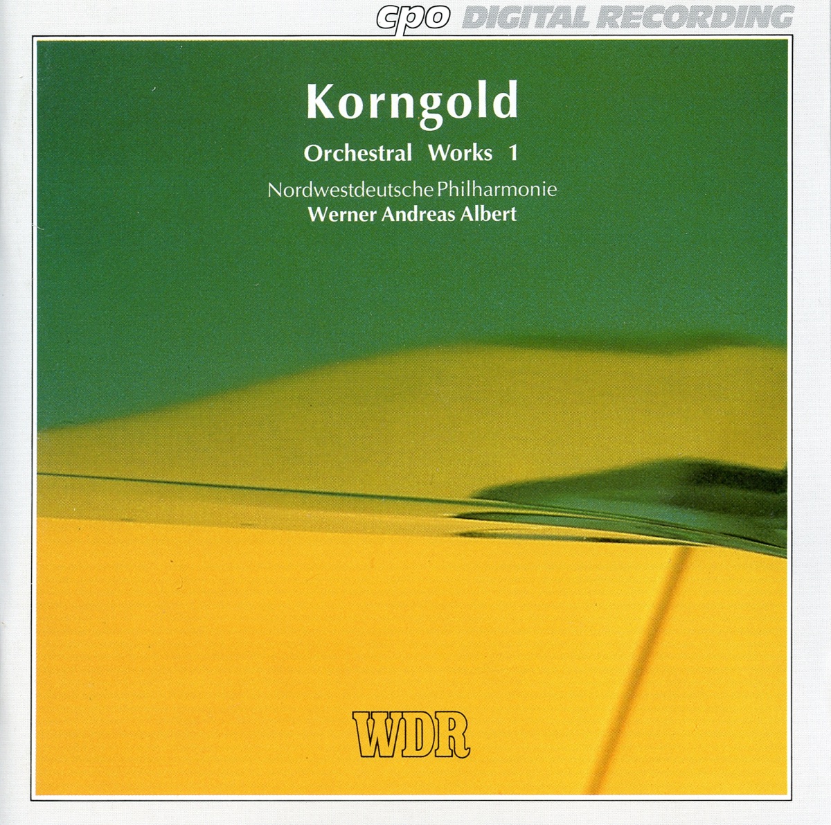Korngold: Orchestral Works, Vol. 1 by Nordwestdeutsche Philharmonie album cover