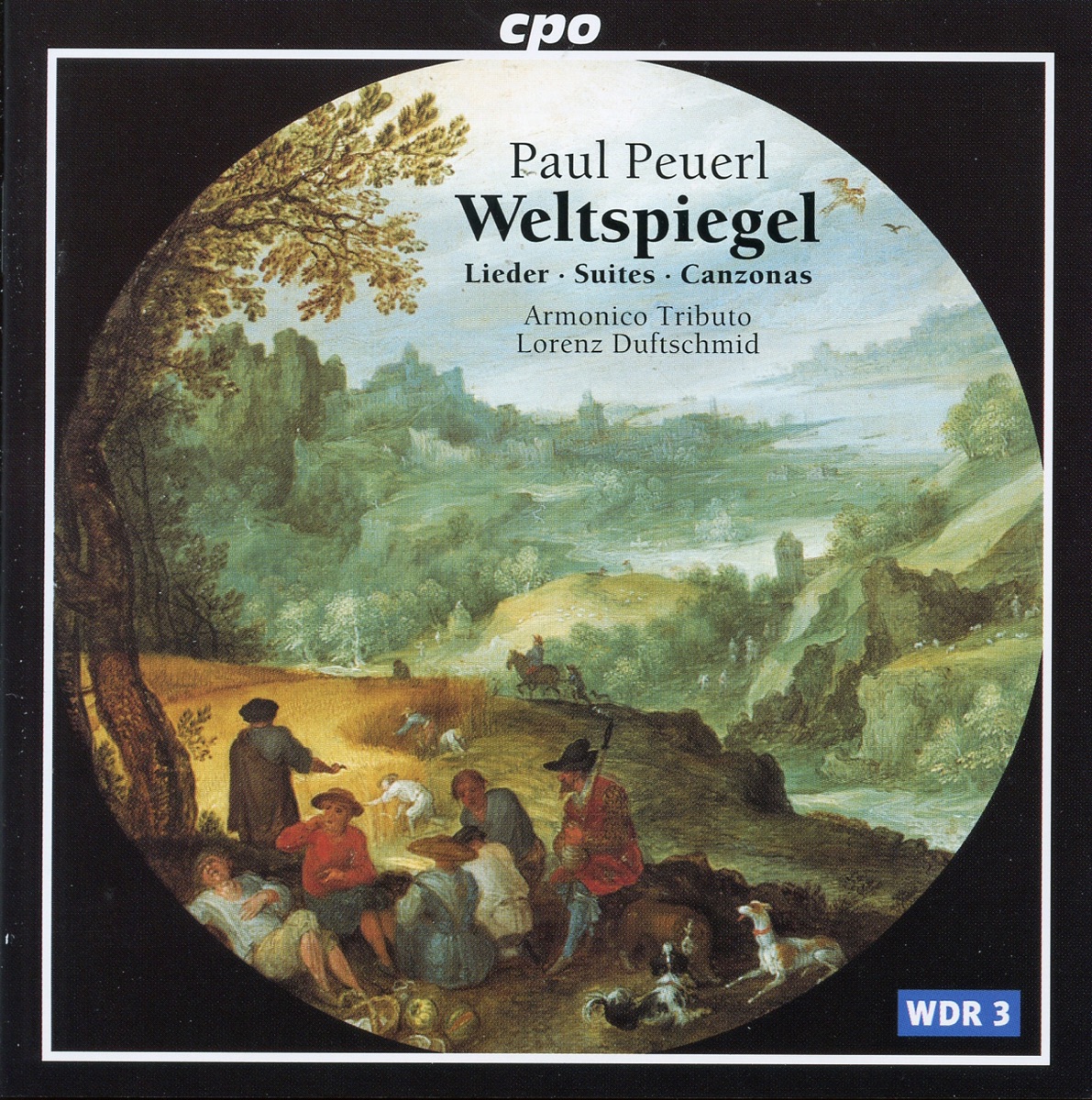 Peuerl: Lieder, Suites & Canzonas by Armonico Tributo Austria album cover