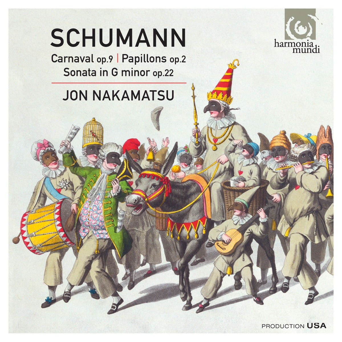 Schumann: Carnaval, Op. 9 - Papillons, Op. 2 - Sonata in G Minor, Op. 22 by Jon Nakamatsu album cover