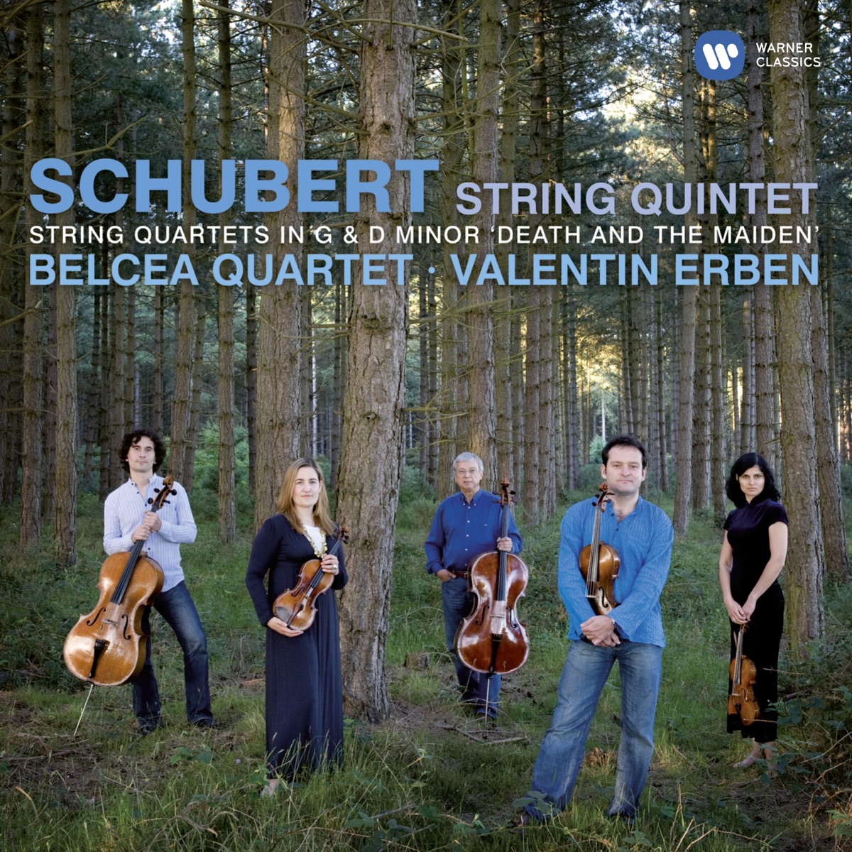 Schubert: String Quintet, Quartet in G Major, Quartet in D Minor by Belcea Quartet album cover