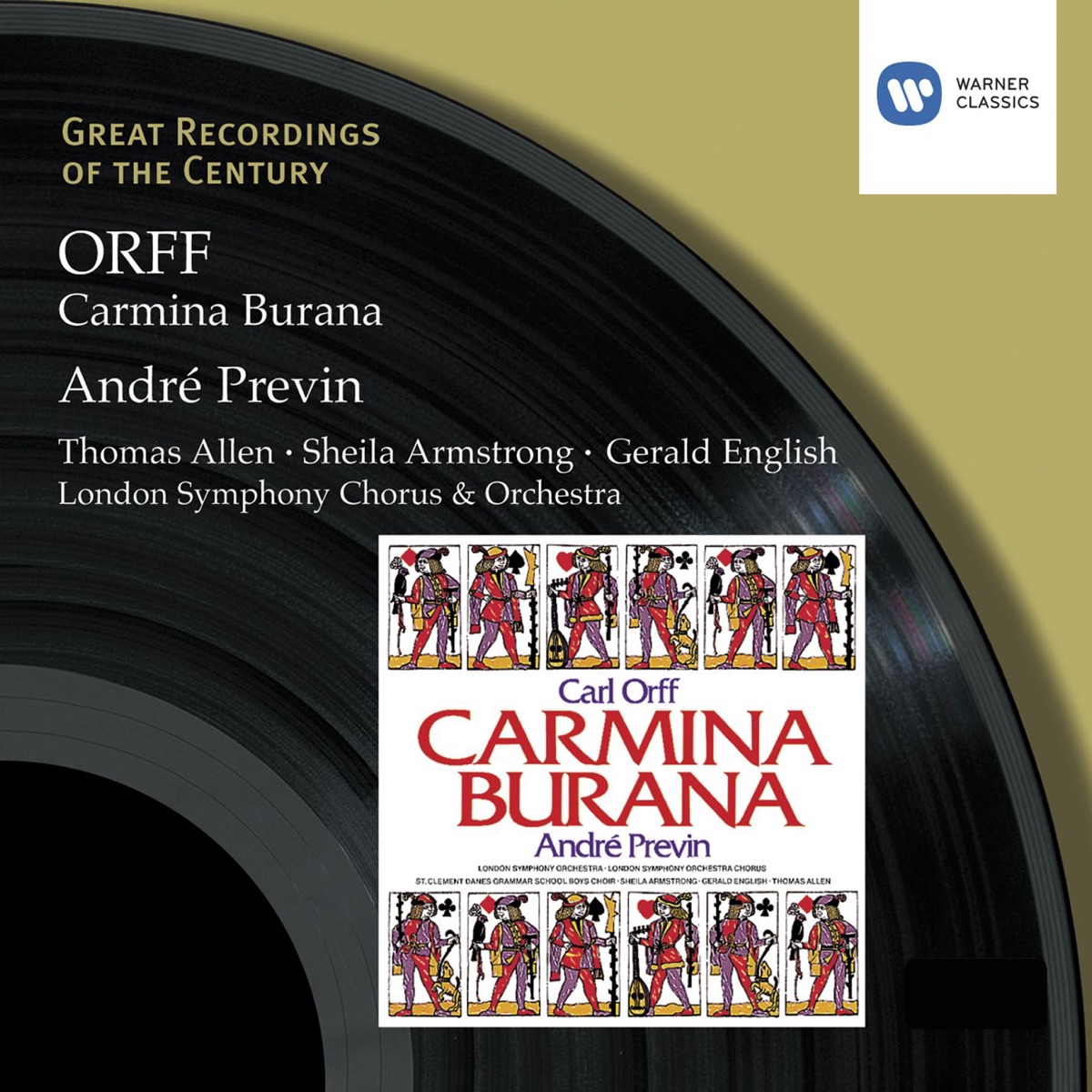 Orff: Carmina Burana by London Symphony Chorus, André Previn & London Symphony Orchestra album cover