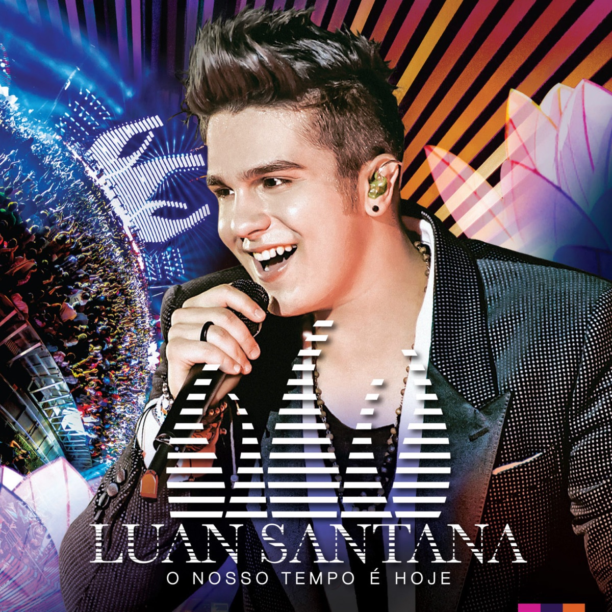 O Nosso Tempo É Hoje (Ao Vivo) by Luan Santana album cover