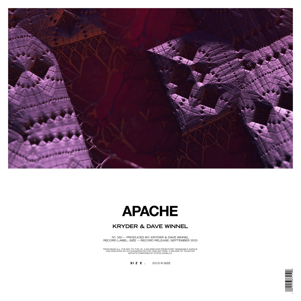 Apache - Single by Kryder & Dave Winnel album cover