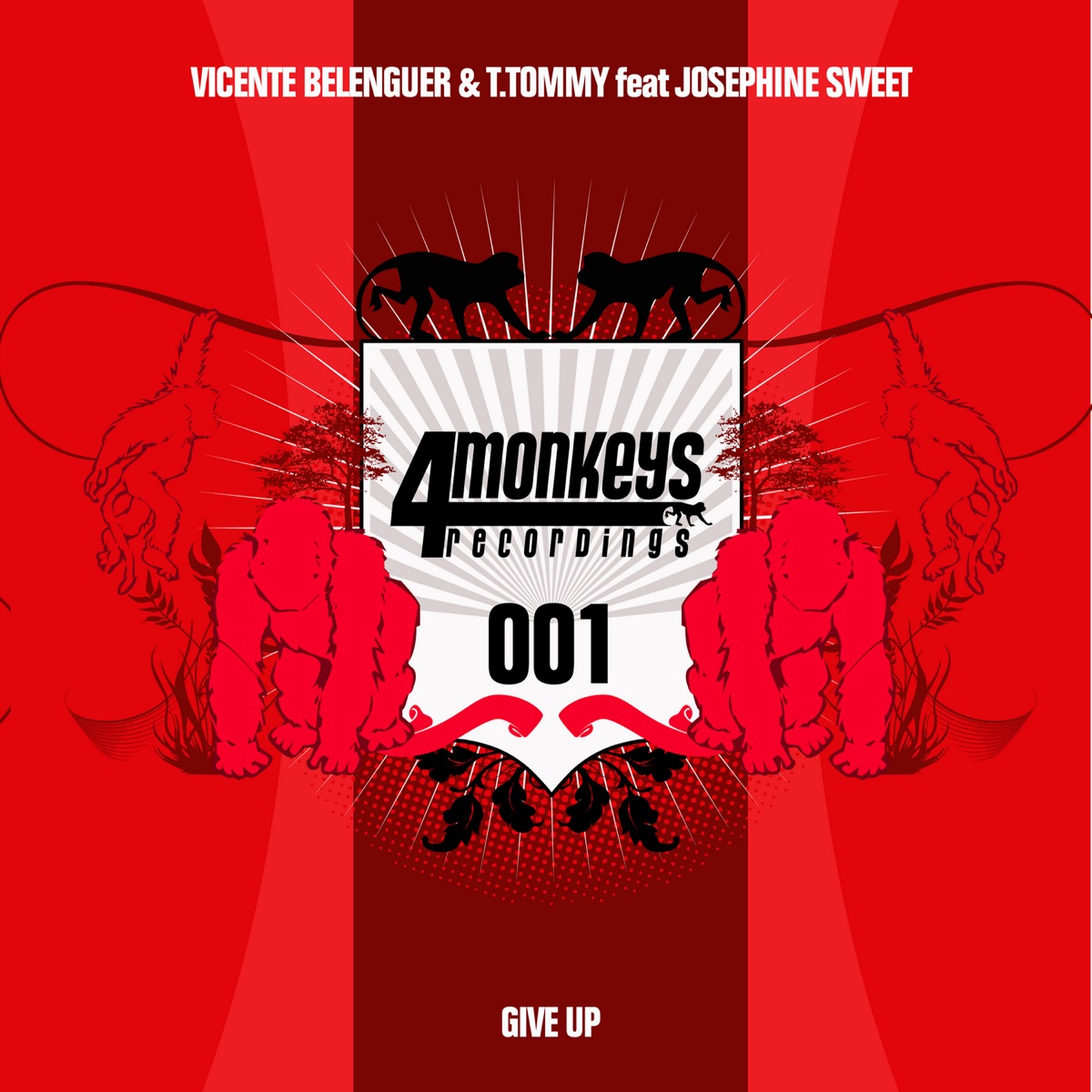 Give Up by Vicente Belenguer, T.Tommy & Josephine Sweet album cover