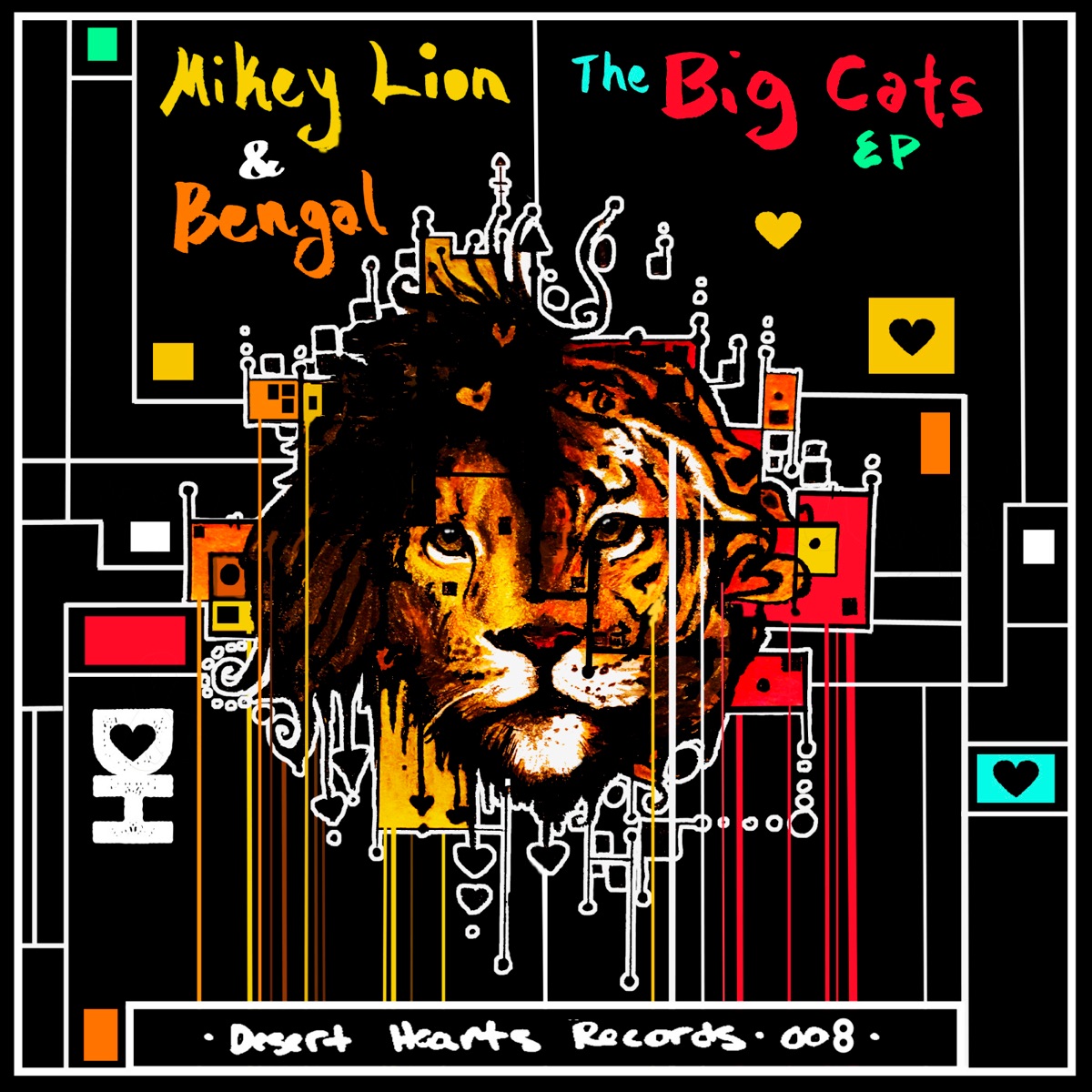 The Big Cats EP by Mikey Lion & Bengal album cover