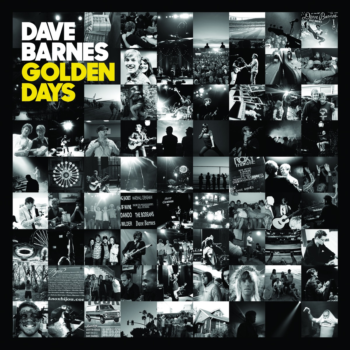Golden Days by Dave Barnes album cover