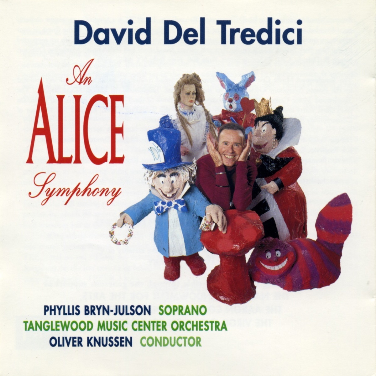 David Del Tredici: An Alice Symphony by Oliver Knussen, Tanglewood Music Center Orchestra & Phyllis Bryn-Julson album cover