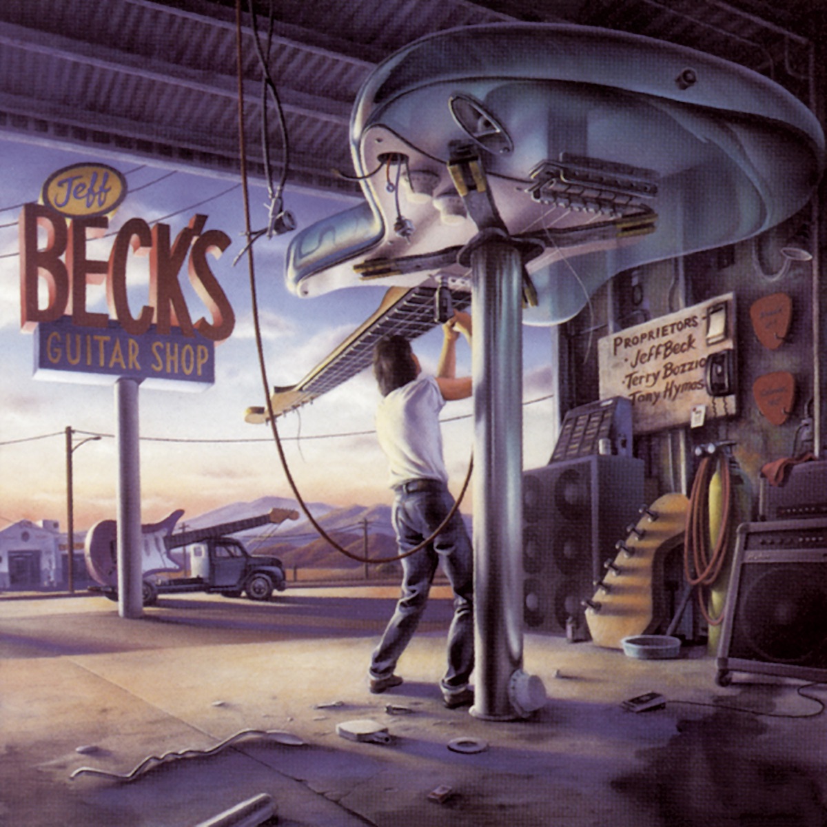 Jeff Beck's Guitar Shop (with Terry Bozzio & Tony Hymas) by Jeff Beck album cover