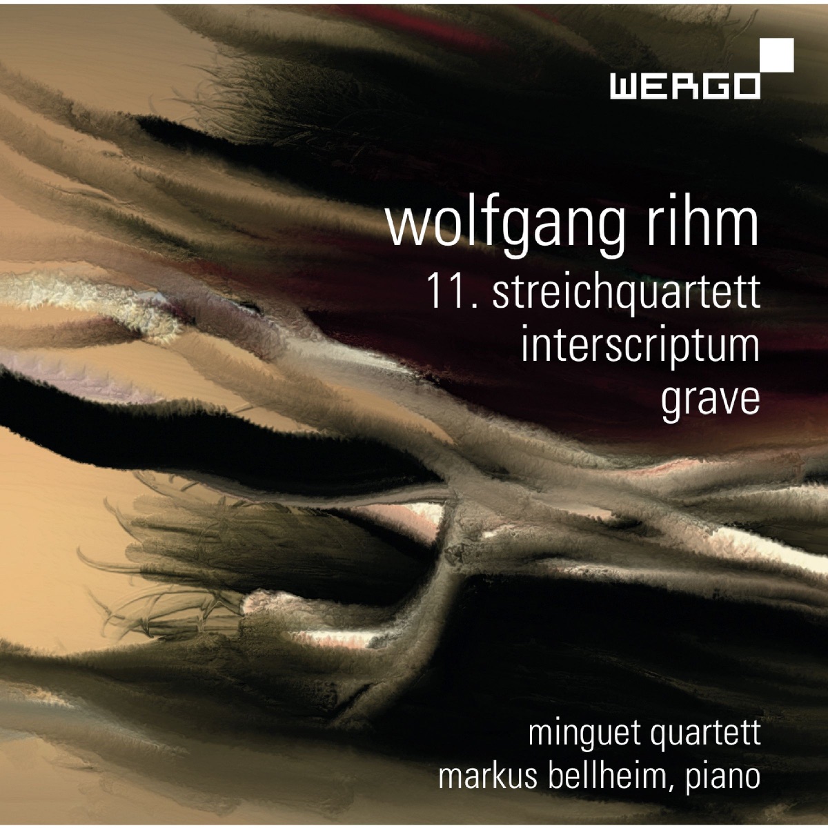 Wolfgang Rihm: 11. Streichquartett - Interscriptum - Grave by Minguet Quartett album cover