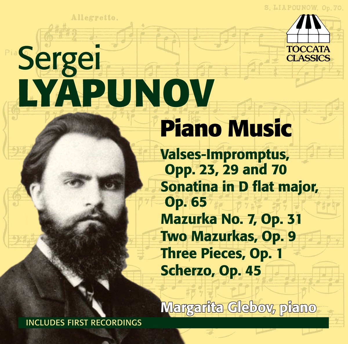 Lyapunov: Piano Music by Margarita Glebov album cover