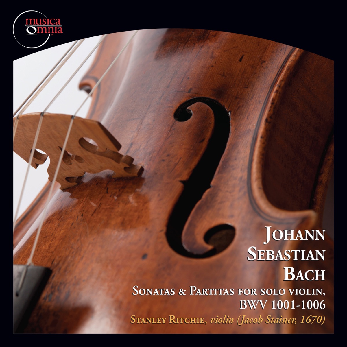 Johann Sebastian Bach - Sonatas & Partitas for solo violin, BWV 1001-1006 by Stanley Ritchie album cover