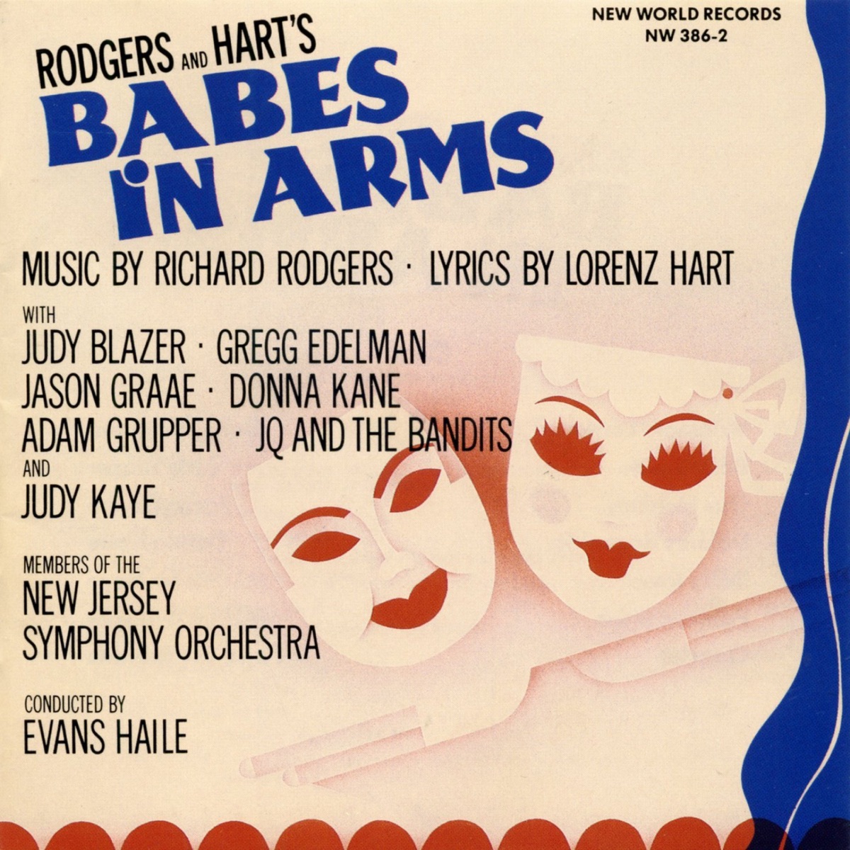 Babes In Arms (1989 Starlight Foundation Benefit Concert Recording) [Live] by Rodgers & Hart, Judy Blazer, Gregg Edelman, Jason Graae & Donna Kane album cover