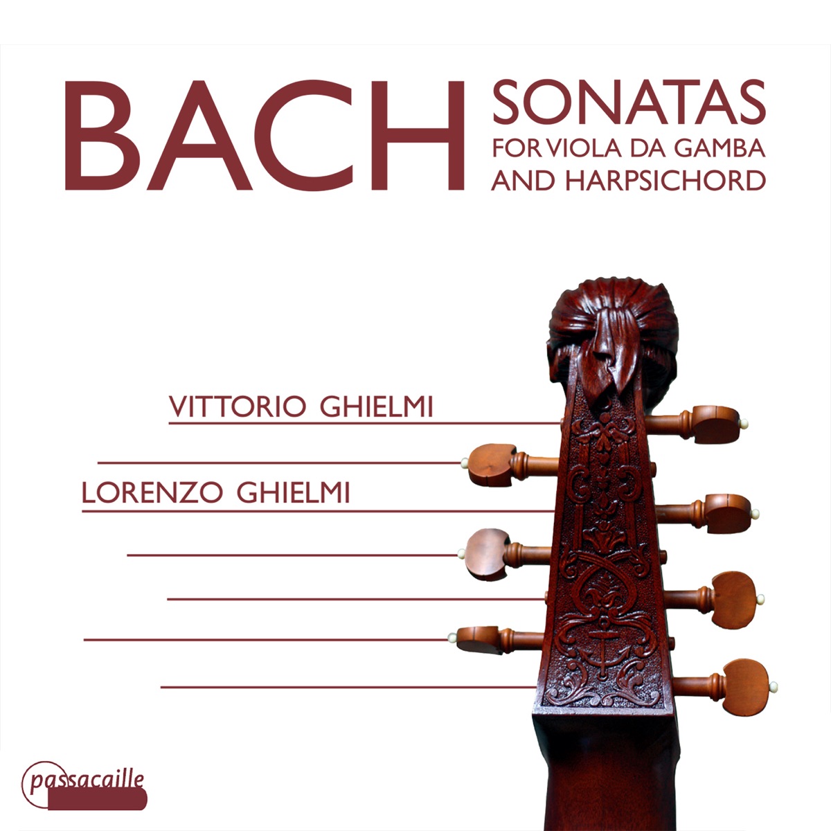 Bach: Gamba Sonatas by Lorenzo Ghielmi & Vittorio Ghielmi album cover