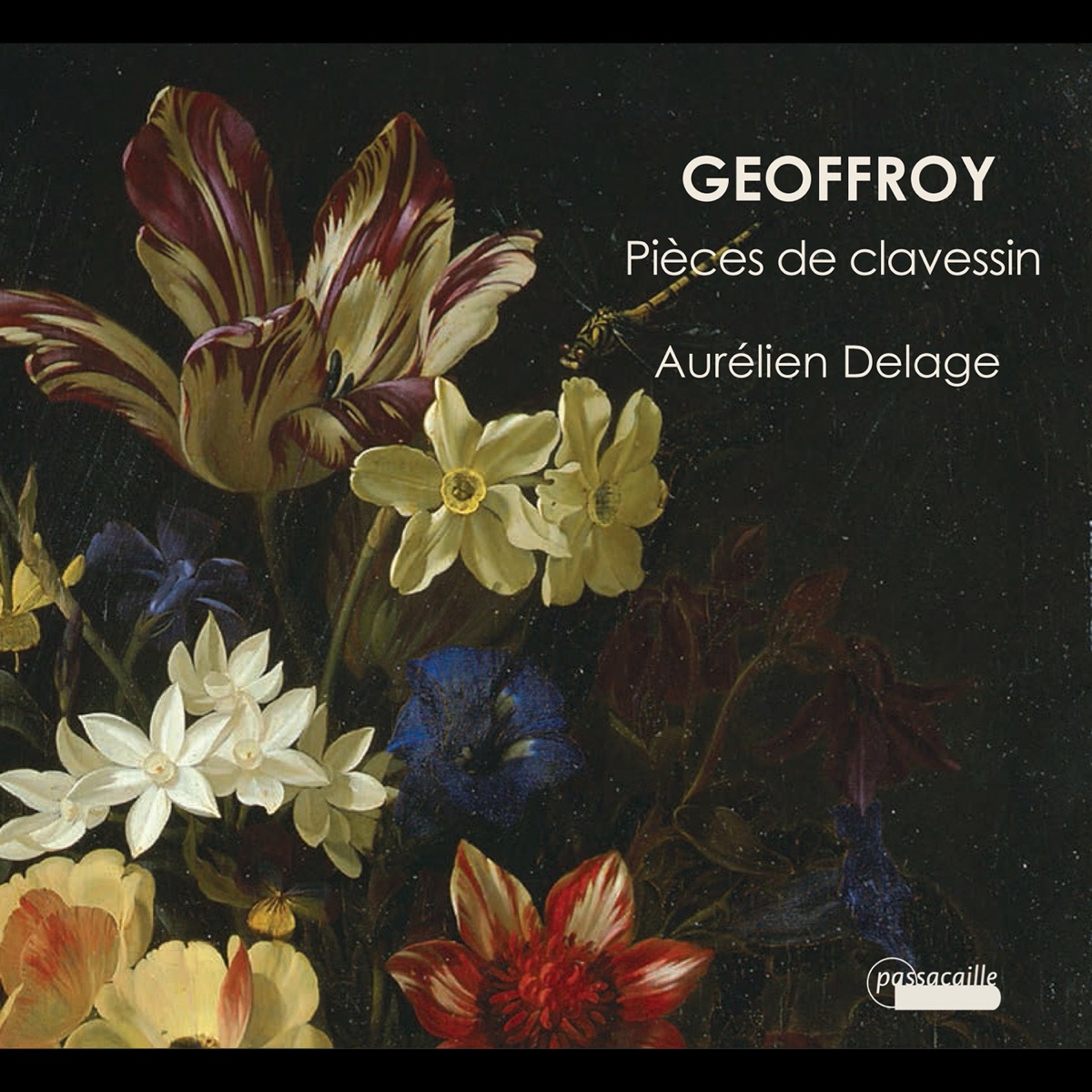 Music for Harpsichord by Geoffroy by Aurelien Delage album cover