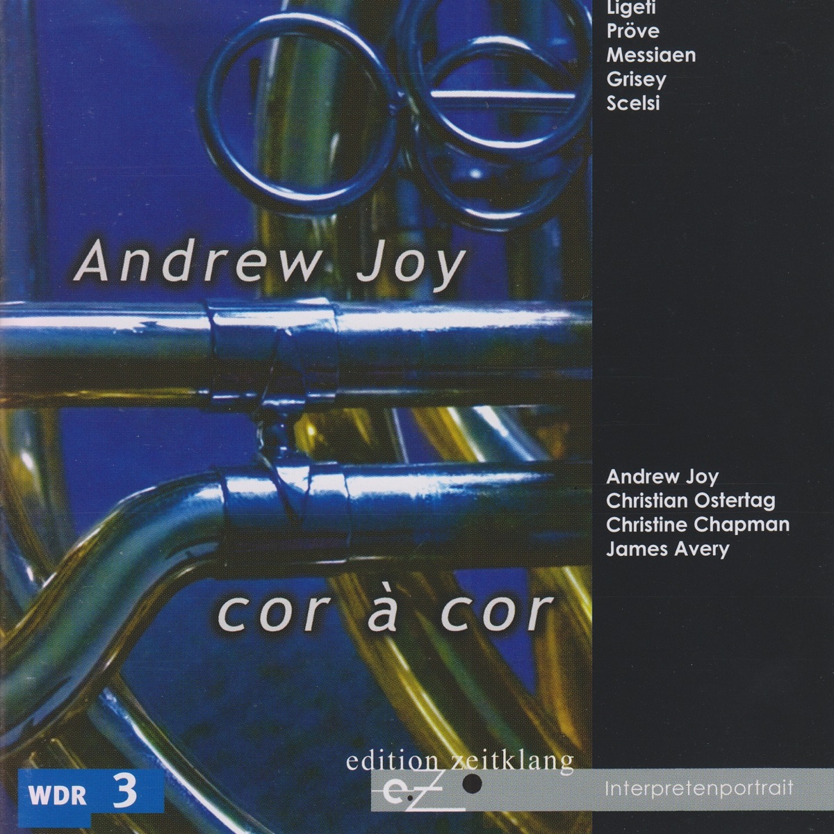 Andrew Joy: Cor à cor by Christian Ostertag, Christine Chapman & James Avery album cover