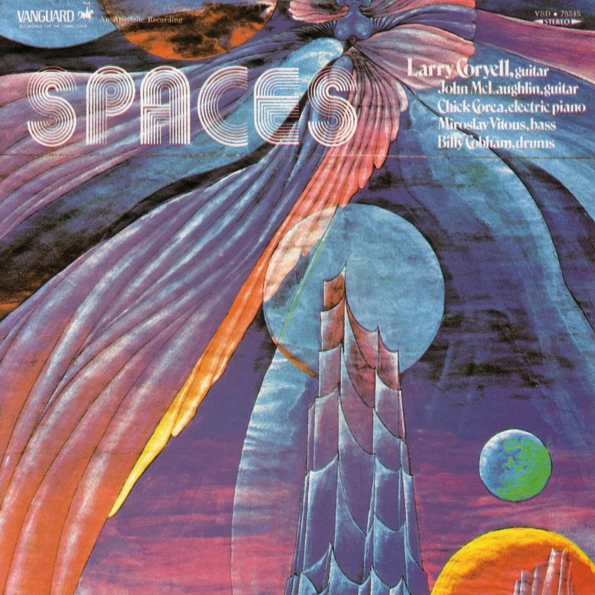 Spaces by Larry Coryell album cover