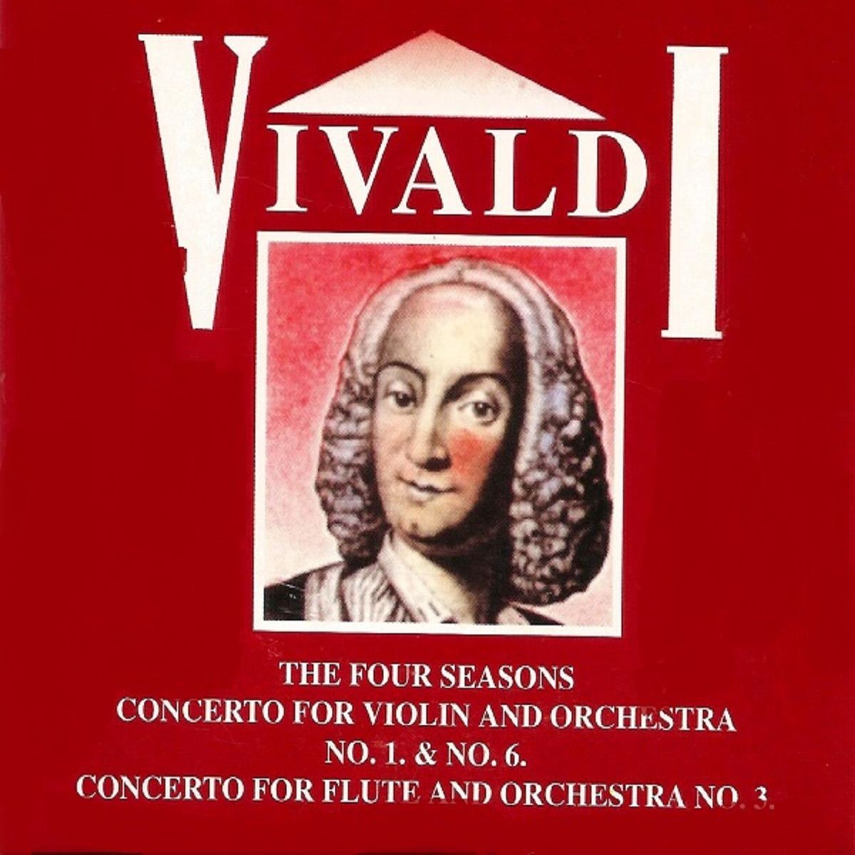 Vivaldi, The Four Seasons Concerto for violin and Orchestra No. 1 & No. 6 , Concerto for flute and Orchestra No. 3 by Hamburg Chamber Orchestra & Hans-Jürgen Walther album cover