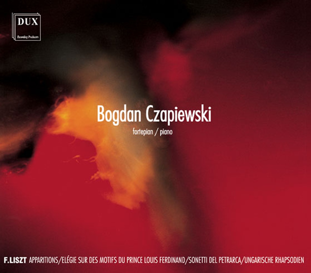 Liszt: Apparitions, Elégie & Hungarian Rhapsodies by Bogdan Czapiewski album cover