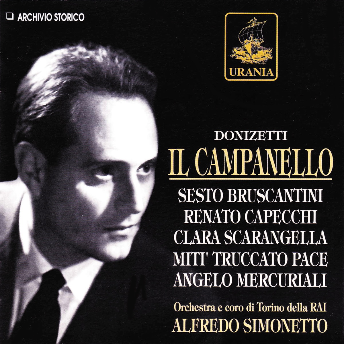 Donizetti: Il Campanello by Alfredo Simonetto & Orchestra e Coro di Torino della RAI album cover