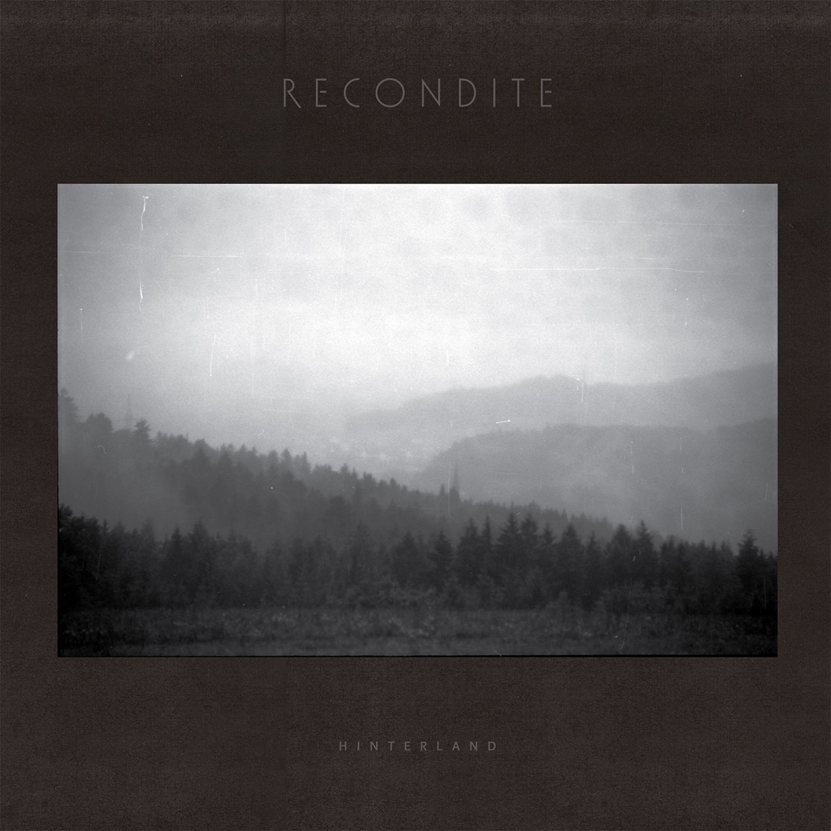Hinterland by Recondite album cover