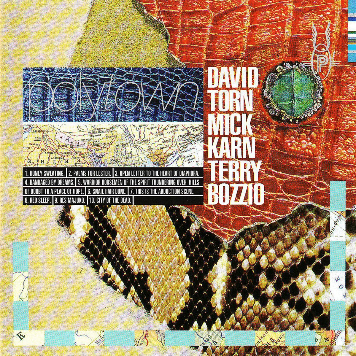 Polytown by David Torn, Mick Karn & Terry Bozzio album cover