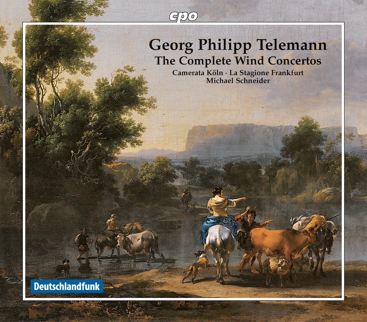 Telemann: The Complete Wind Concertos by La Stagione Frankfurt, Camerata Köln & Michael Schneider album cover