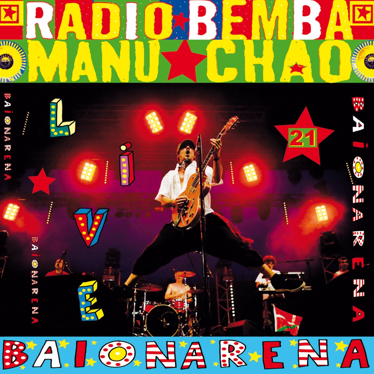 Baionarena (Live) by Manu Chao album cover