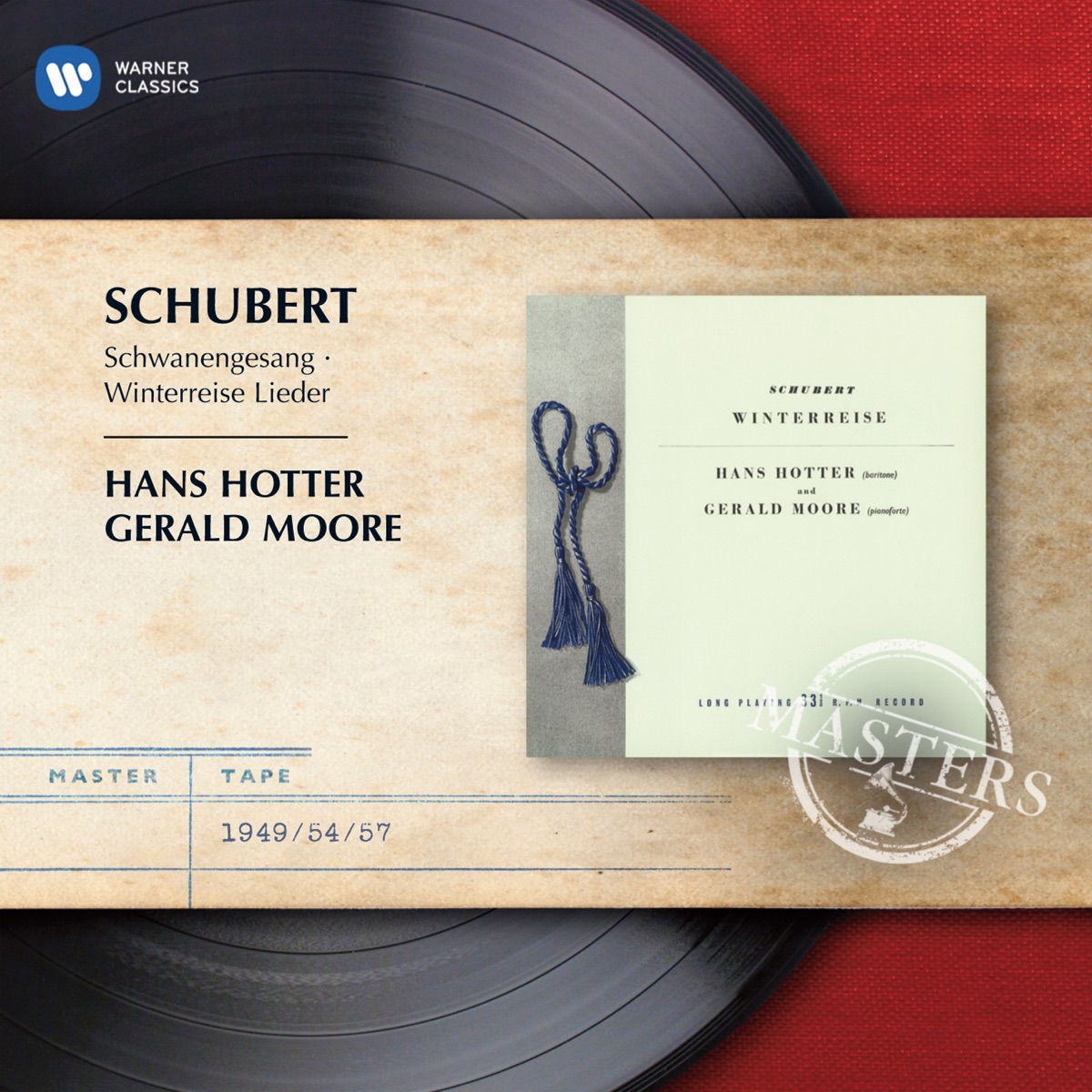Schubert: Winterreise; Schwanengesang, Lieder by Hans Hotter album cover