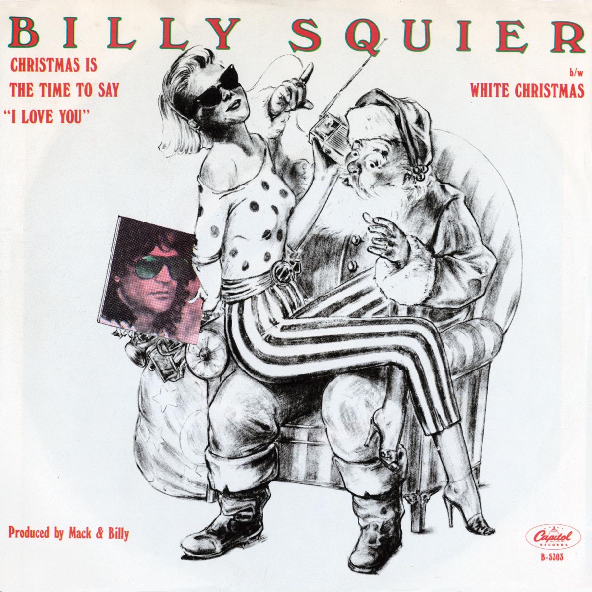 Christmas Is the Time to Say "I Love You" - Single by Billy Squier album cover